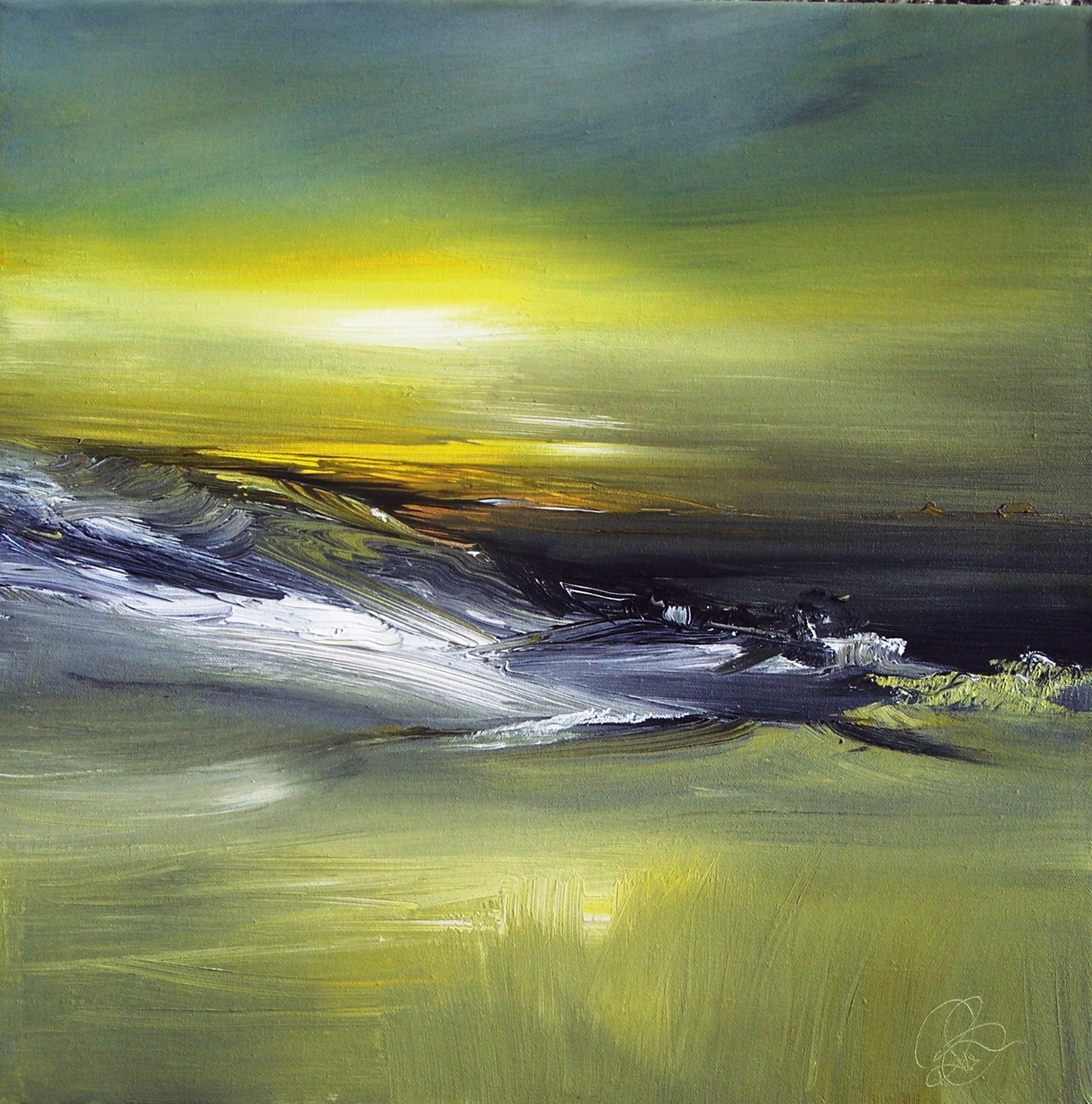 'Morning Light Acrylic' by artist Rosanne Barr